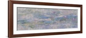 Les Nymphéas : Le Matin clair aux saules-Claude Monet-Framed Giclee Print