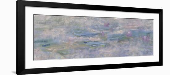 Les Nymphéas : Le Matin clair aux saules-Claude Monet-Framed Giclee Print