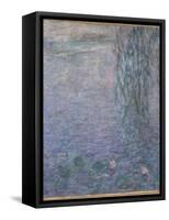 Les Nymphéas : Le Matin clair aux saules-Claude Monet-Framed Stretched Canvas