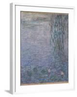 Les Nymphéas : Le Matin clair aux saules-Claude Monet-Framed Giclee Print