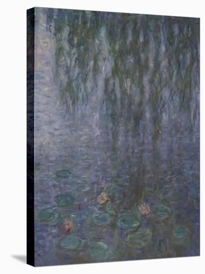 Les Nymphéas : Le Matin clair aux saules-Claude Monet-Stretched Canvas