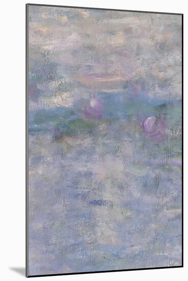 Les Nymphéas : Le Matin clair aux saules-Claude Monet-Mounted Giclee Print