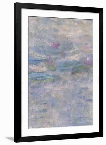 Les Nymphéas : Le Matin clair aux saules-Claude Monet-Framed Giclee Print