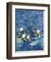 Les Nympheas : Le Matin (detail) 1916-1926-Claude Monet-Framed Giclee Print