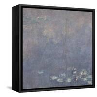 Les Nymphéas : Les Deux saules-Claude Monet-Framed Stretched Canvas