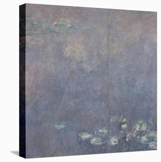 Les Nymphéas : Les Deux saules-Claude Monet-Stretched Canvas