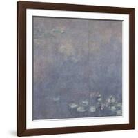 Les Nymphéas : Les Deux saules-Claude Monet-Framed Giclee Print