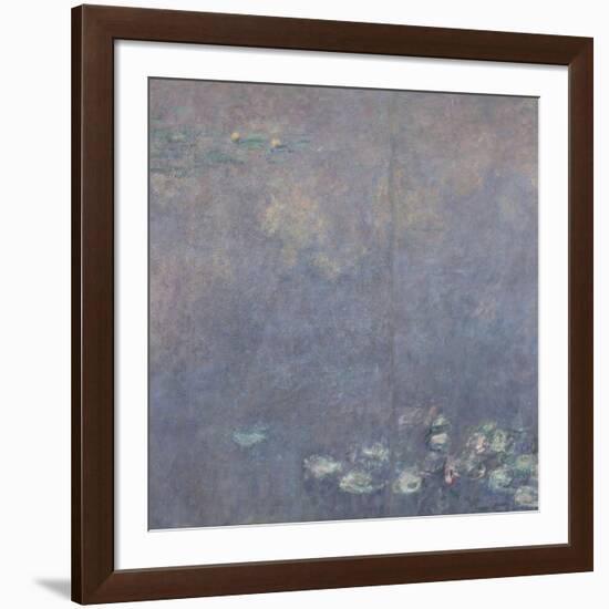 Les Nymphéas : Les Deux saules-Claude Monet-Framed Giclee Print