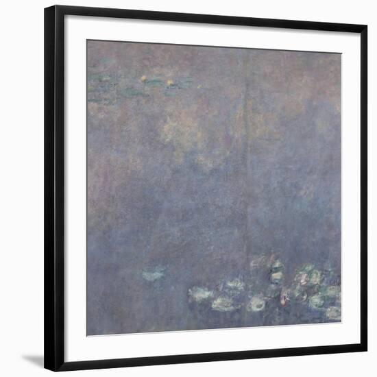 Les Nymphéas : Les Deux saules-Claude Monet-Framed Giclee Print