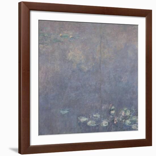 Les Nymphéas : Les Deux saules-Claude Monet-Framed Giclee Print