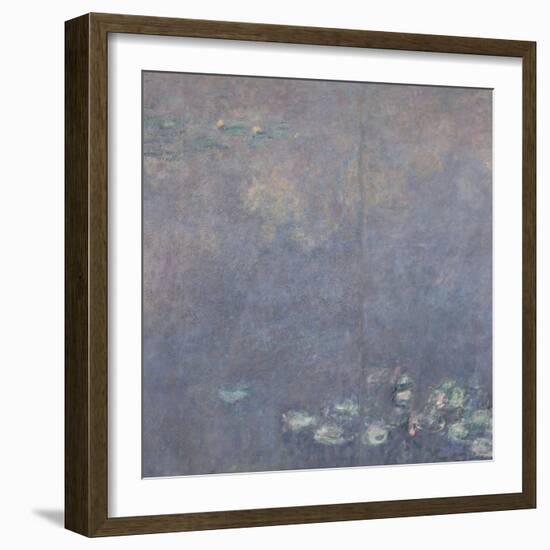 Les Nymphéas : Les Deux saules-Claude Monet-Framed Giclee Print