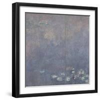 Les Nymphéas : Les Deux saules-Claude Monet-Framed Giclee Print