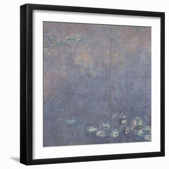 Les Nymphéas : Les Deux saules-Claude Monet-Framed Giclee Print