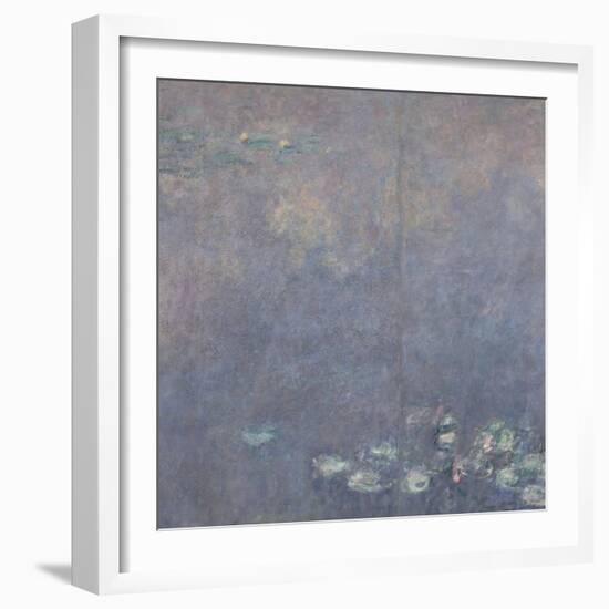 Les Nymphéas : Les Deux saules-Claude Monet-Framed Giclee Print