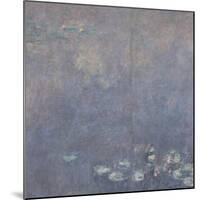 Les Nymphéas : Les Deux saules-Claude Monet-Mounted Giclee Print