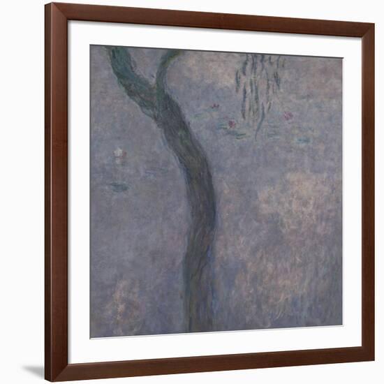 Les Nymphéas : Les Deux saules-Claude Monet-Framed Giclee Print