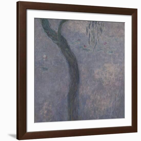 Les Nymphéas : Les Deux saules-Claude Monet-Framed Giclee Print