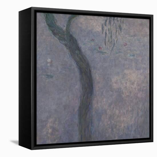 Les Nymphéas : Les Deux saules-Claude Monet-Framed Stretched Canvas