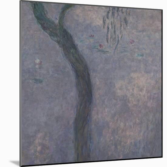 Les Nymphéas : Les Deux saules-Claude Monet-Mounted Giclee Print