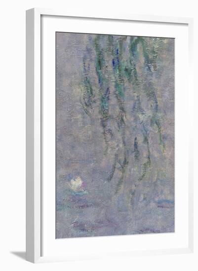 Les Nymphéas : Les Deux saules-Claude Monet-Framed Giclee Print