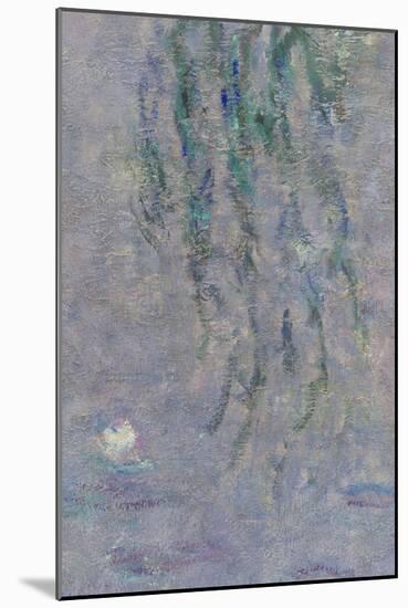 Les Nymphéas : Les Deux saules-Claude Monet-Mounted Giclee Print