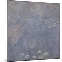 Les Nymphéas : Les Deux saules-Claude Monet-Mounted Giclee Print