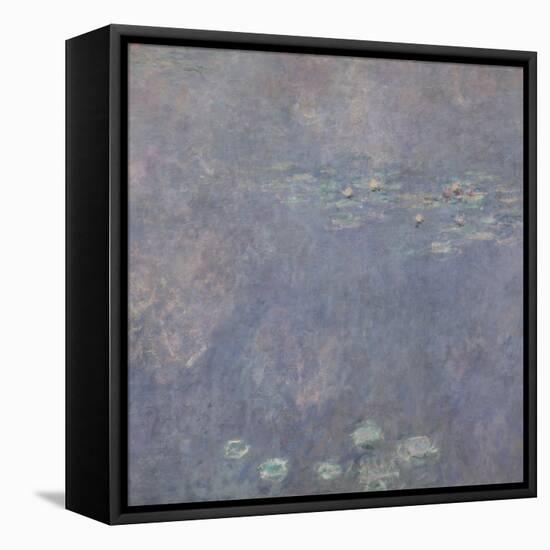 Les Nymphéas : Les Deux saules-Claude Monet-Framed Stretched Canvas