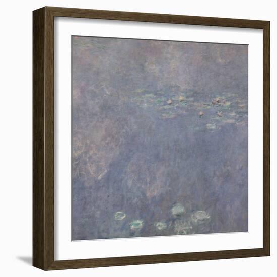 Les Nymphéas : Les Deux saules-Claude Monet-Framed Giclee Print