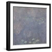 Les Nymphéas : Les Deux saules-Claude Monet-Framed Giclee Print