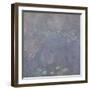 Les Nymphéas : Les Deux saules-Claude Monet-Framed Premium Giclee Print