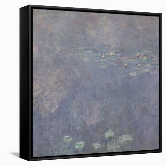 Les Nymphéas : Les Deux saules-Claude Monet-Framed Stretched Canvas