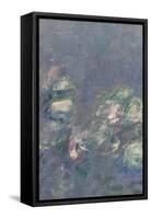 Les Nymphéas : Les Deux saules-Claude Monet-Framed Stretched Canvas