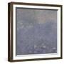 Les Nymphéas : Les Deux saules-Claude Monet-Framed Giclee Print