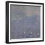 Les Nymphéas : Les Deux saules-Claude Monet-Framed Giclee Print