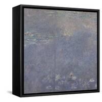 Les Nymphéas : Les Deux saules-Claude Monet-Framed Stretched Canvas