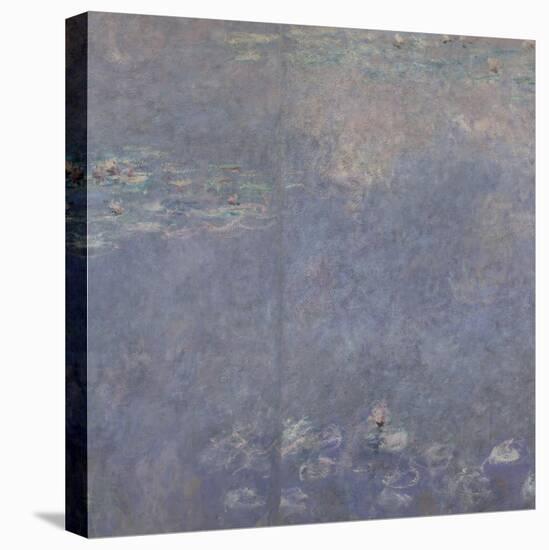 Les Nymphéas : Les Deux saules-Claude Monet-Stretched Canvas