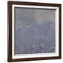 Les Nymphéas : Les Deux saules-Claude Monet-Framed Giclee Print