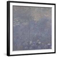 Les Nymphéas : Les Deux saules-Claude Monet-Framed Giclee Print