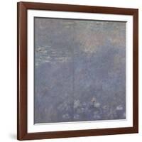 Les Nymphéas : Les Deux saules-Claude Monet-Framed Giclee Print