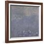 Les Nymphéas : Les Deux saules-Claude Monet-Framed Giclee Print