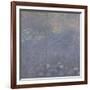 Les Nymphéas : Les Deux saules-Claude Monet-Framed Giclee Print