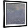 Les Nymphéas : Les Deux saules-Claude Monet-Framed Giclee Print