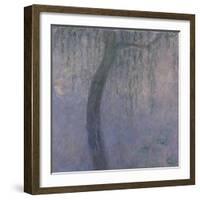 Les Nymphéas : Les Deux saules-Claude Monet-Framed Giclee Print