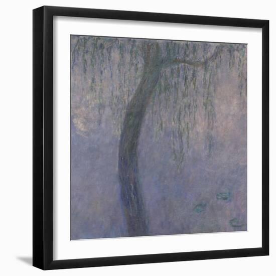 Les Nymphéas : Les Deux saules-Claude Monet-Framed Giclee Print