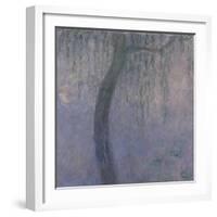 Les Nymphéas : Les Deux saules-Claude Monet-Framed Giclee Print