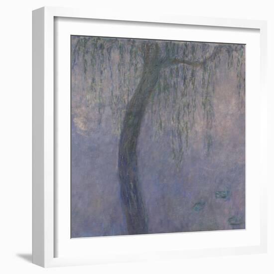 Les Nymphéas : Les Deux saules-Claude Monet-Framed Giclee Print