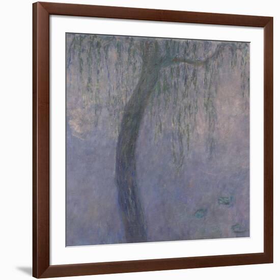 Les Nymphéas : Les Deux saules-Claude Monet-Framed Giclee Print