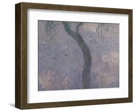 Les Nymphéas : Les Deux saules-Claude Monet-Framed Giclee Print