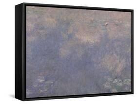 Les Nymphéas : Les Deux saules-Claude Monet-Framed Stretched Canvas