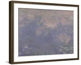 Les Nymphéas : Les Deux saules-Claude Monet-Framed Giclee Print